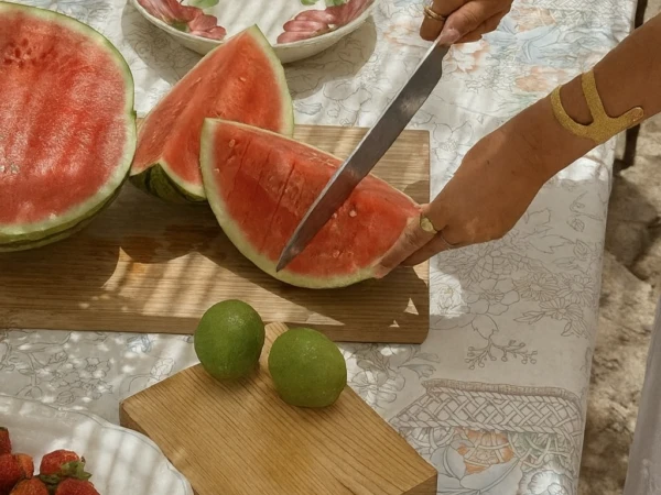 Watermelon and Strawberry Salad