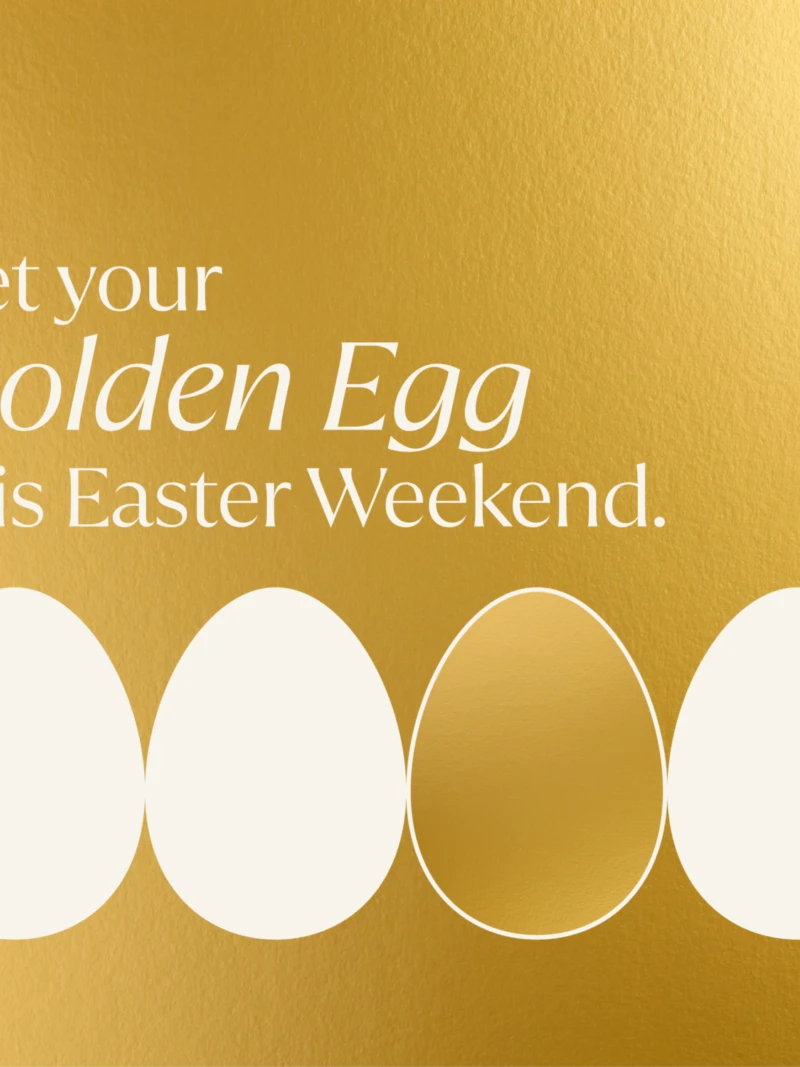 Happy Easter, everyone! 🐰✨ We’re celebrating with a little Easter fun! 🐣 Make a purchase in-store and receive a golden egg with a special offer inside for your next purchase. Shop with us in-store this Easter Weekend and see what you get!