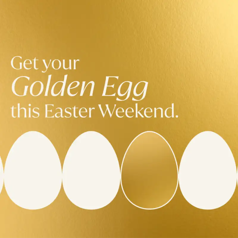 Bradfords Easter Weekend Golden Egg promotion. Shop in-store and receive a Golden Egg with a gift or voucher inside for you to use on your next visit. High-quality luxury contemporary furniture is available in Greenlane, Auckland. Our furniture showroom located at 1 Rockfield Road.