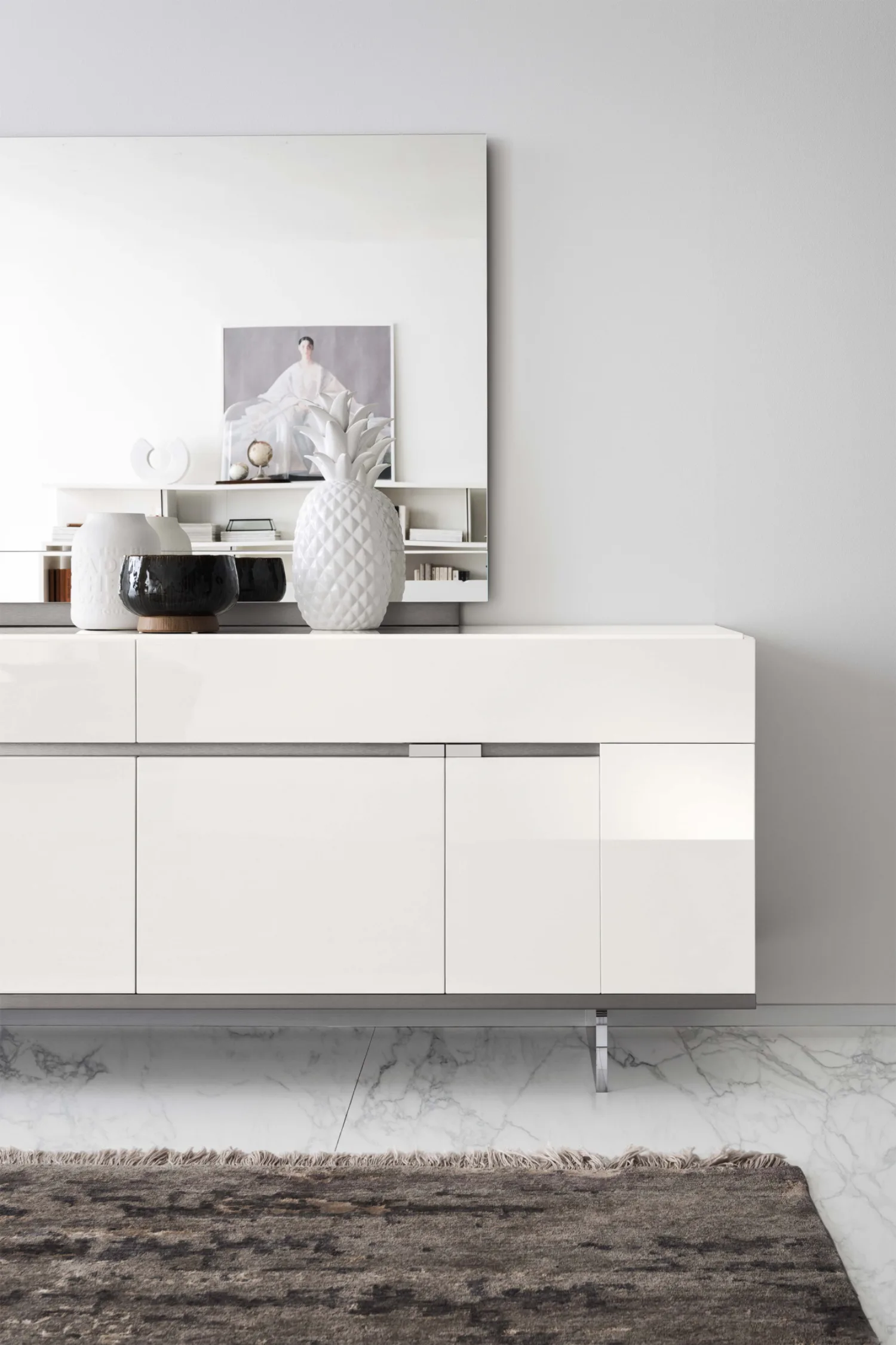 Alf Italia Buffet: "Elegant Alf Italia buffet, showcasing Italian craftsmanship and contemporary design. Explore our Alf Italia buffet collection at Bradfords, Auckland, New Zealand. Luxury furniture range.