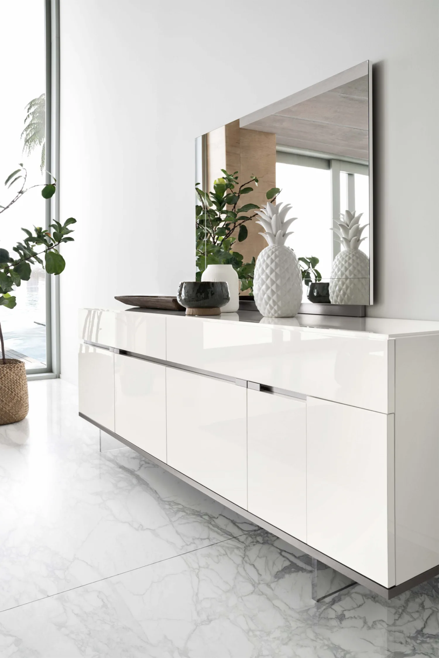Alf Italia Buffet: "Elegant Alf Italia buffet, showcasing Italian craftsmanship and contemporary design. Explore our Alf Italia buffet collection at Bradfords, Auckland, New Zealand. Luxury furniture range.