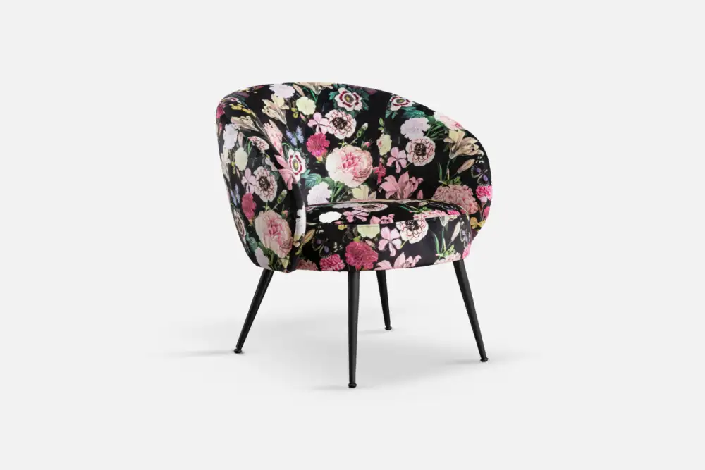 Chic floral chair, featuring a vibrant and elegant floral pattern that adds a pop of colour and personality to any room. Explore our floral chair collection at Bradfords, Auckland, New Zealand. 

Comfortable fabric armchair, offering softness and style for your living room or reading nook. Discover our fabric armchair options at Bradfords, Auckland, New Zealand