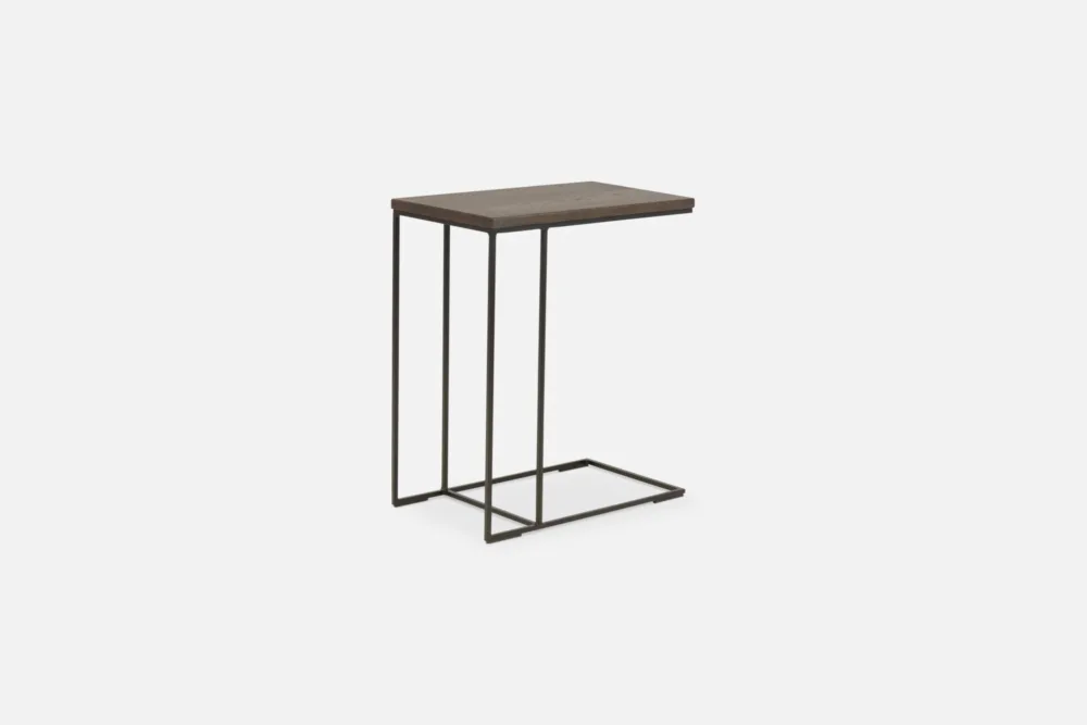 CAMDEN solid oak multi-purpose side table, laptop stand, and bedside table from Bradfords Interiors"
