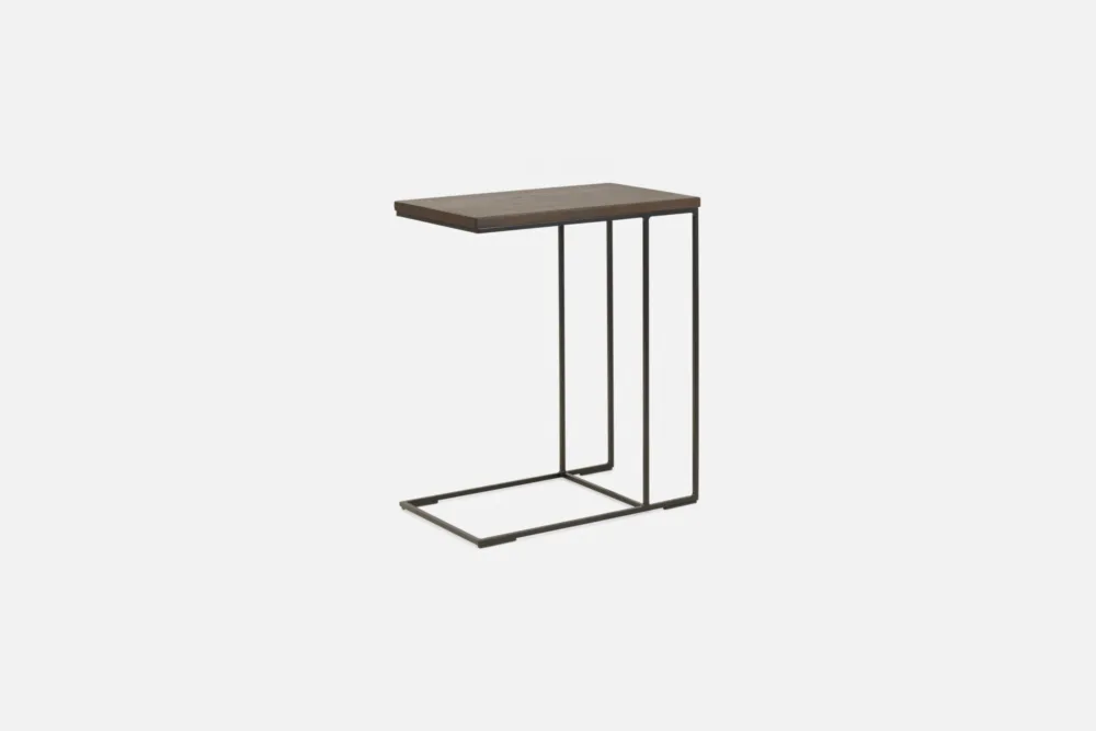 CAMDEN solid oak multi-purpose side table, laptop stand, and bedside table from Bradfords Interiors