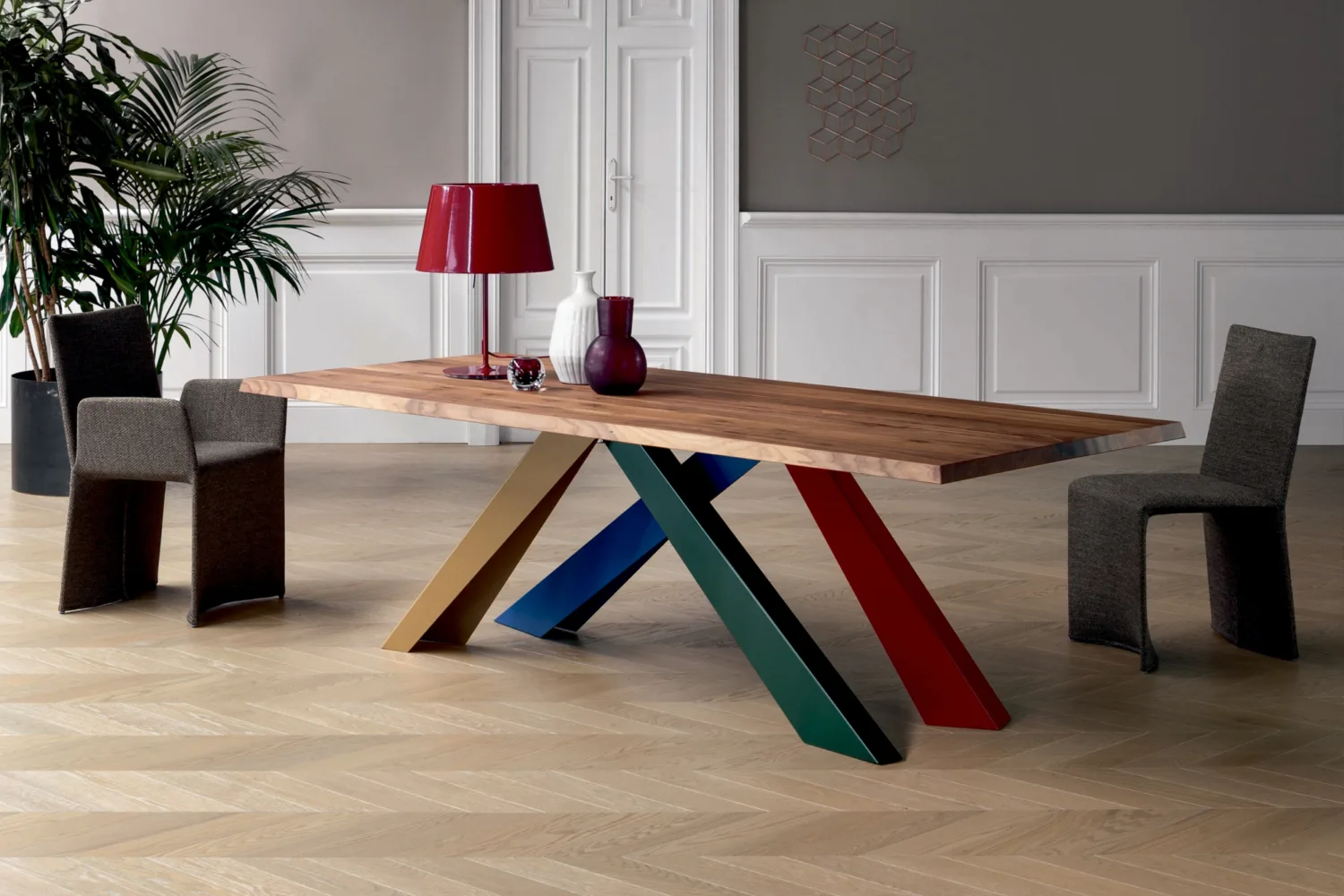 Natural Oak Dining Table: Timeless natural oak dining table, exuding warmth and character. Find your perfect oak table at Bradfords, Auckland, New Zealand.
