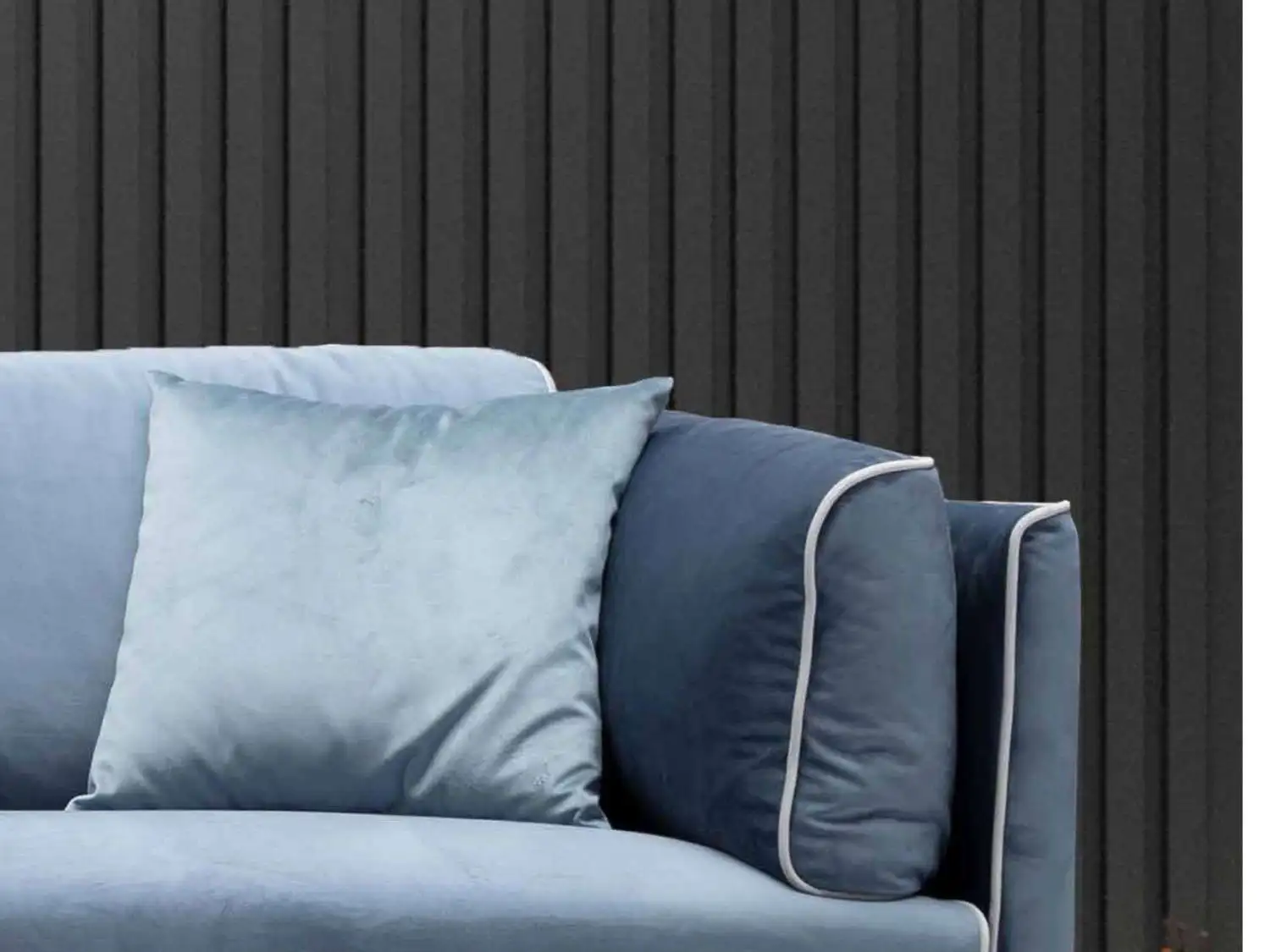 Calming blue sofa, creating a serene and relaxing atmosphere in your living room. Discover our blue sofa options at Bradfords, Auckland, New Zealand.

Comfortable fabric sofa, offering softness and style for your living room. Discover our fabric sofa options at Bradfords, Auckland, New Zealand.