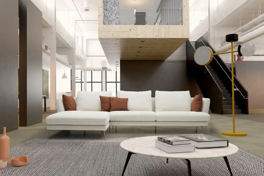 Comfortable fabric sofa, offering softness and style for your living room. Discover our fabric sofa options at Bradfords, Auckland, New Zealand.

Versatile corner suite, maximising seating space and creating a cosy corner for your living room. Explore our corner suite collection at Bradfords, Auckland, New Zealand.

Elegant white sofa, adding a sense of brightness and sophistication to your living space. Explore our white sofa collection at Bradfords, Auckland, New Zealand