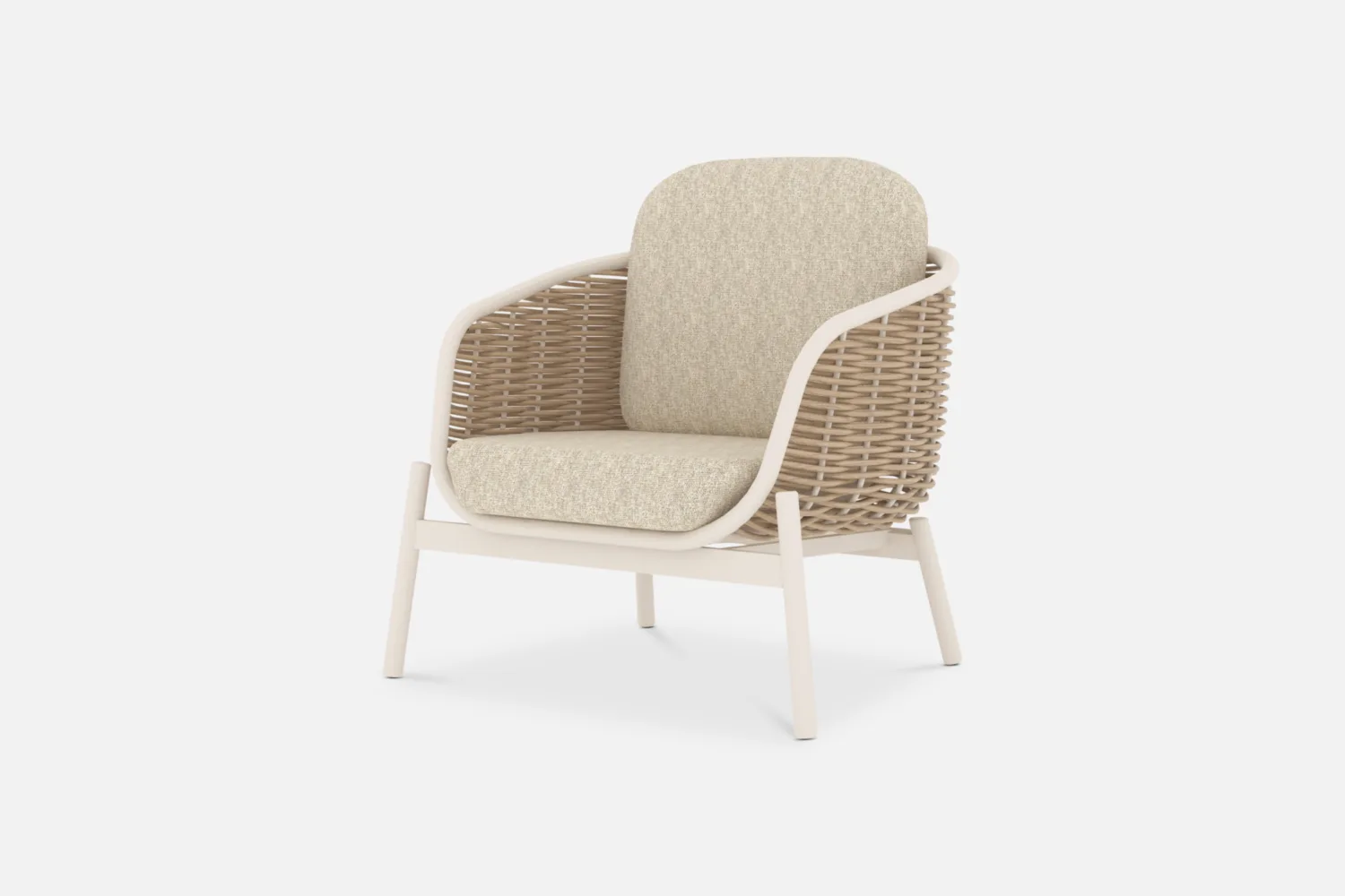MELIA outdoor sofa and armchair set in dark wicker with charcoal cushions or natural wicker with ivory seats. Buy outdoor furniture at Bradfords in Auckland New Zealand