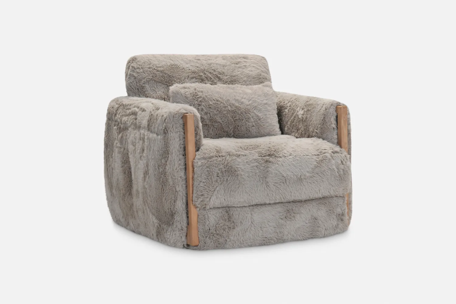 Discover the ASPEN Swivel Chair at Bradfords. Upholstered in luxurious sand leather with sculpted timber detailing, ASPEN balances soft comfort with refined structure. In stock now in leather, with custom fabric options available.